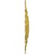 Ekena Millwork Orleans Ceiling Medallion (Fits Canopies up to 8 1/4"), 38 3/8"OD x 6 5/8"ID x 2 7/8"P, Rich Gold CM38OLRGS - alternate 2